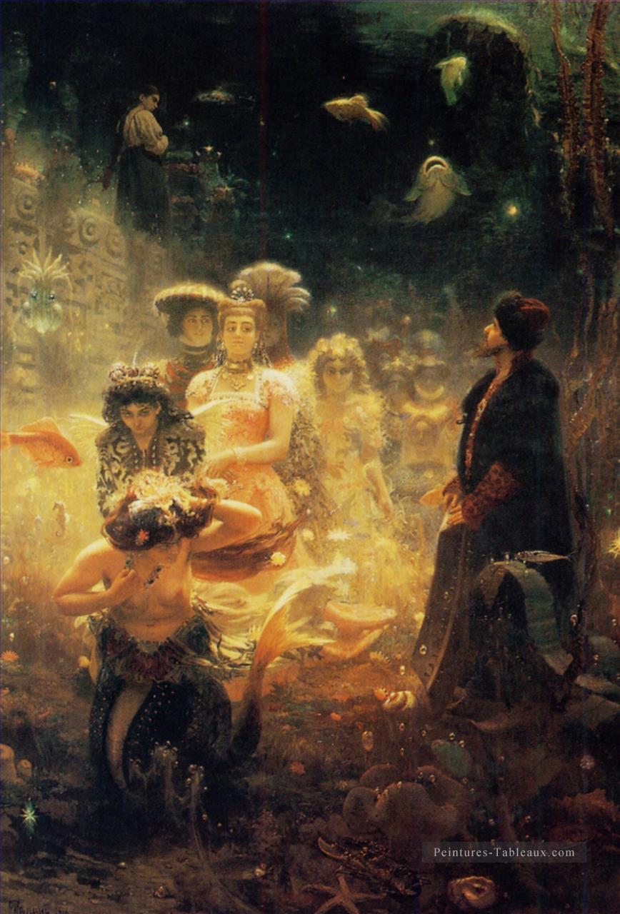 Sous la mer russe réalisme Ilya Repin Peintures à l'huile